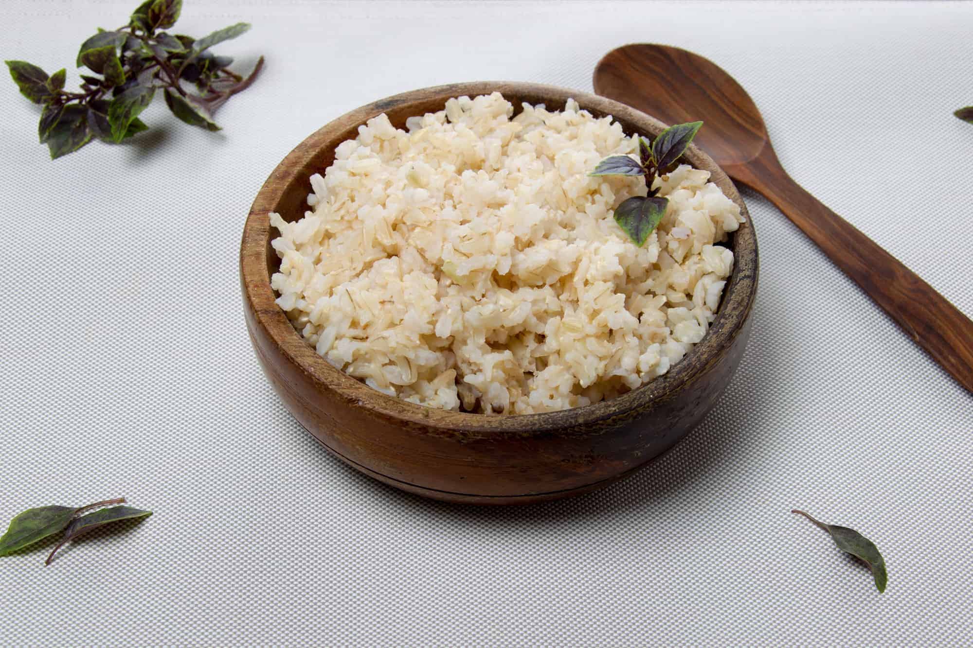 Receta de Arroz integral - plato final