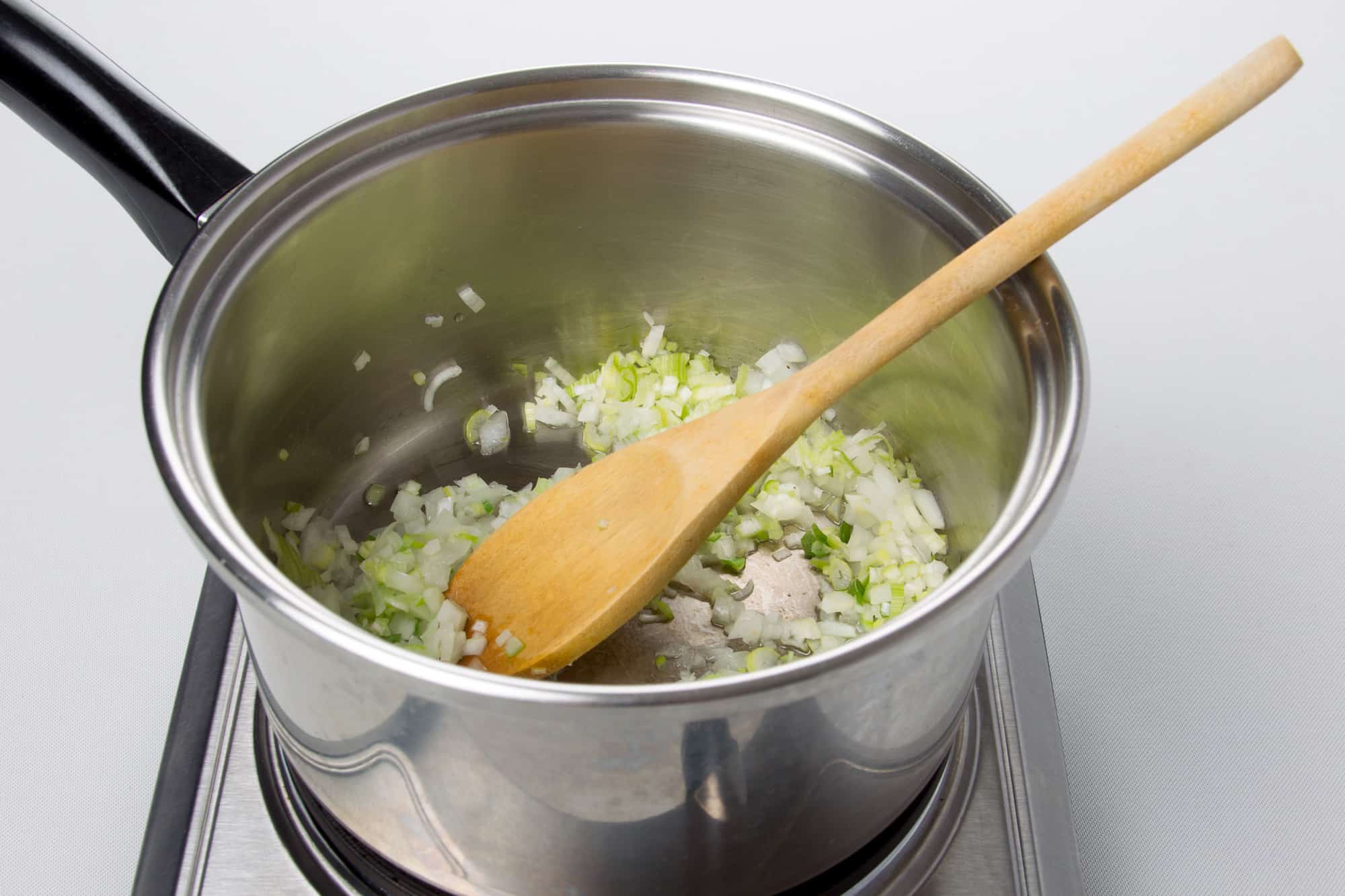 receta de arroz con verduras - paso 1