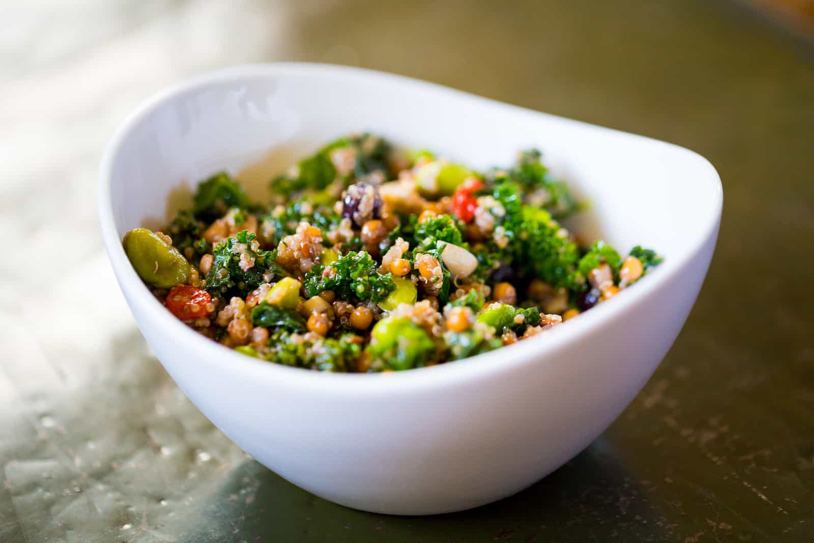 ensalada con quinoa