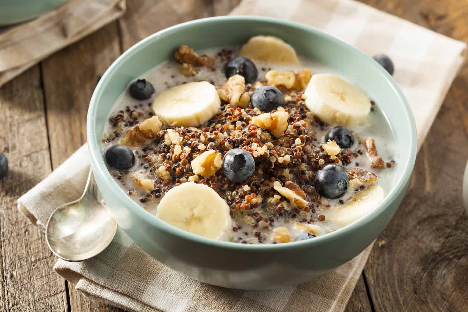 la quinoa es perfecta para un buen desayuno