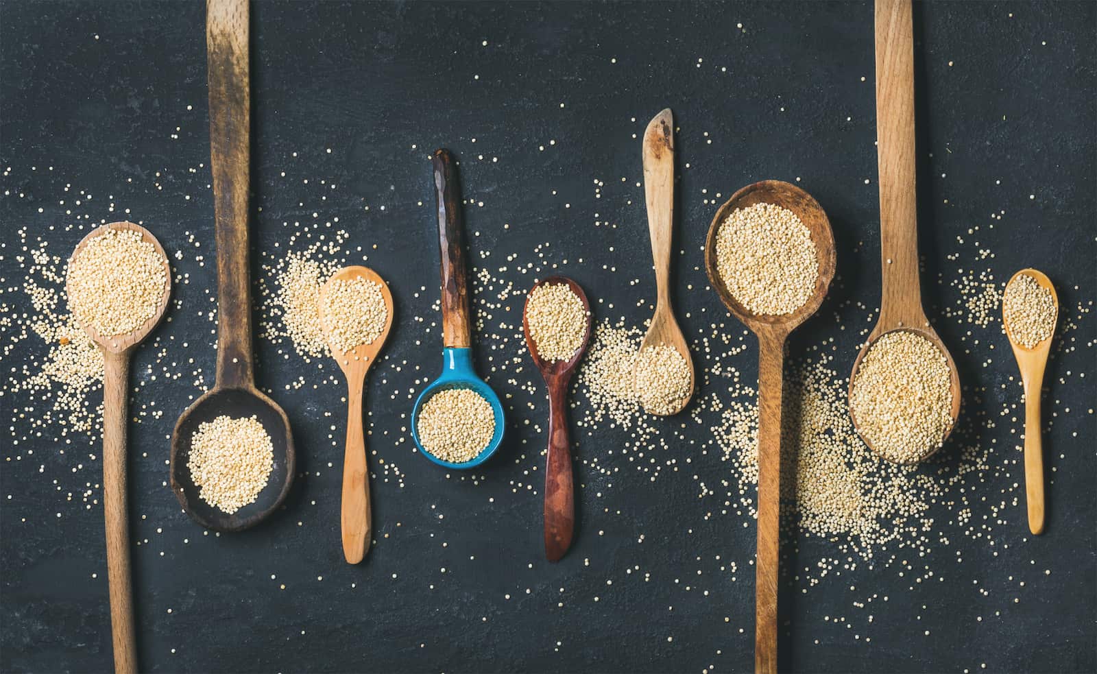 quinoa-en-cucharas-de-madera