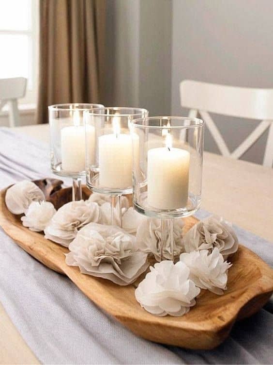 Aporta un toque romántico con unas originales velas
