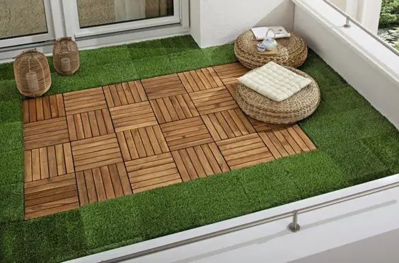 Césped artificial para tu terraza o balcón: tipologías