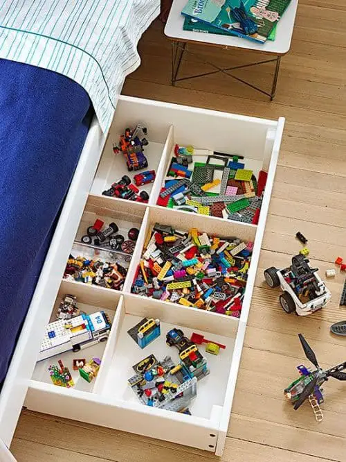 25 Ideas para Ordenar y Organizar los Juguetes de los Niños